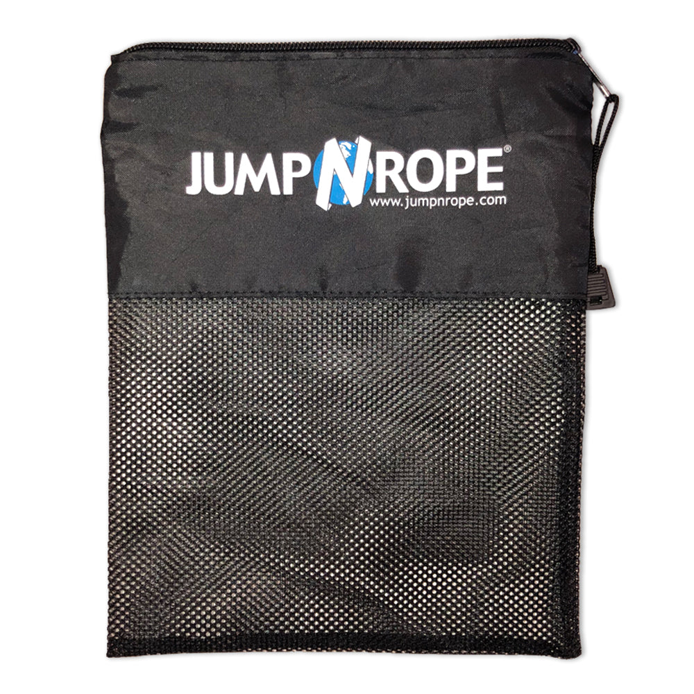 Black Mesh Zippered Bag JumpNrope
